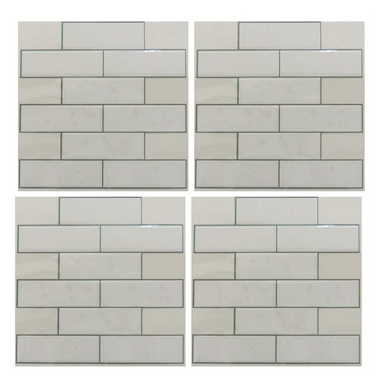 RoomMates Sticktiles Classic Subway Peel & Stick Wall Decals, 4ct.